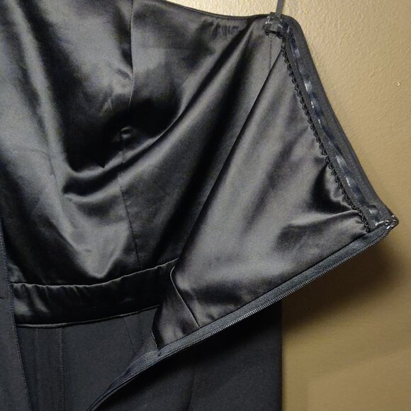 Jay Godfrey Black Hamilton One Shoulder Wide Leg Jumpsuit SIZE 0 - Picture 6 of 6